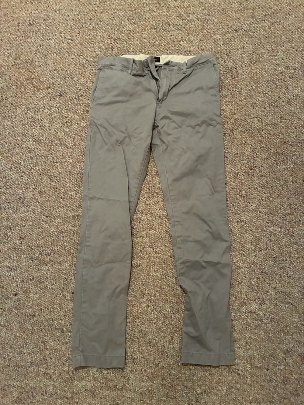 J. Crew Men's Slim Chinos in Light Taupe